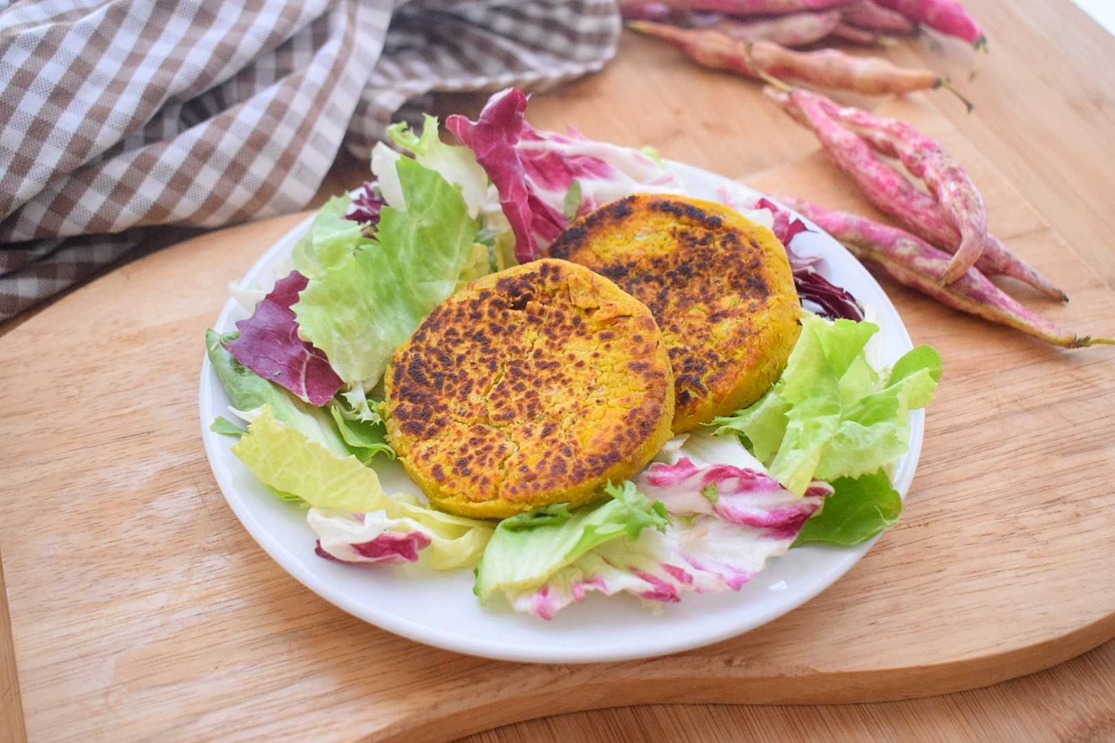 Burger di fagioli e zucca - Miallenomangiandosano